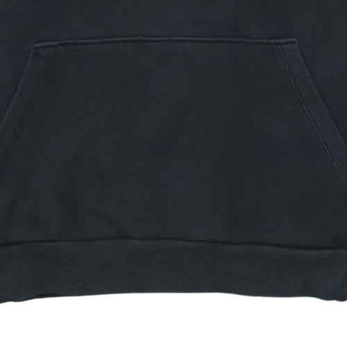 Puma Women's Black Pullover Hoodie Size 14 Cotton Logo Sportswear
