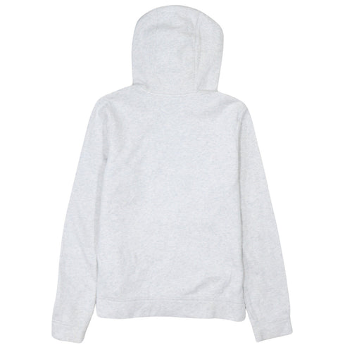 Nike Boys Grey Pullover Hoodie 12-13 Years Regular Fit Logo Print