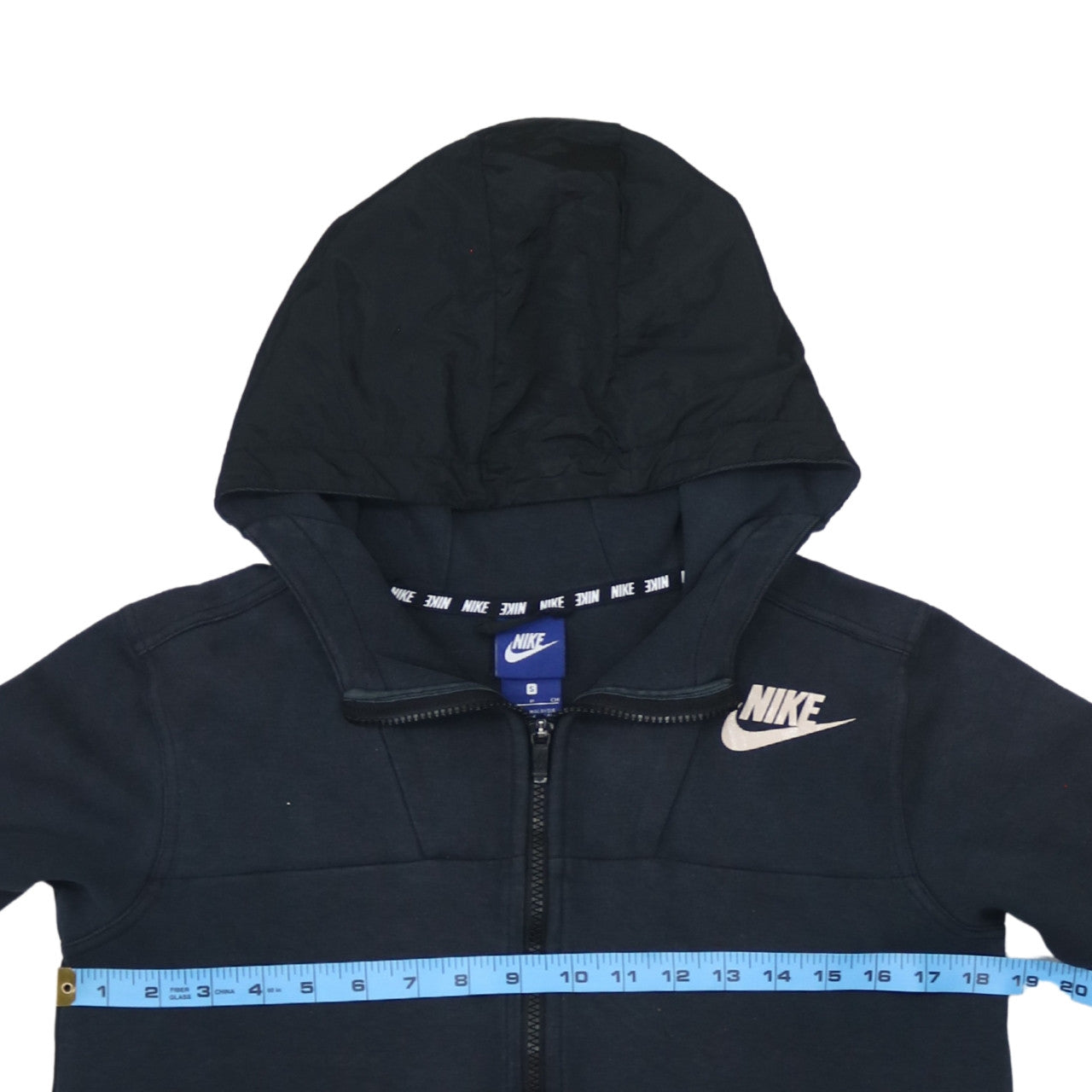 Nike Men's Black Full Zip Hoodie Small Sports Fleece
