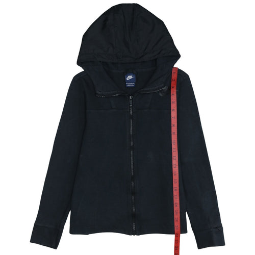 Nike Women's Black XS Full Zip Hoodie Sweatshirt