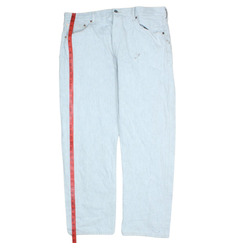 Levi's 501 Light Blue Men's 36W Straight Fit Denim Jeans