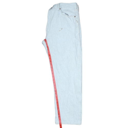Levi's 501 Light Blue Men's 36W Straight Fit Denim Jeans
