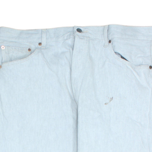 Levi's 501 Light Blue Men's 36W Straight Fit Denim Jeans