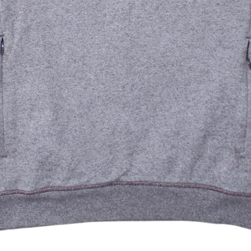 Adidas Men Grey Crew Neck Pullover Sweatshirt Size S Regular Fit