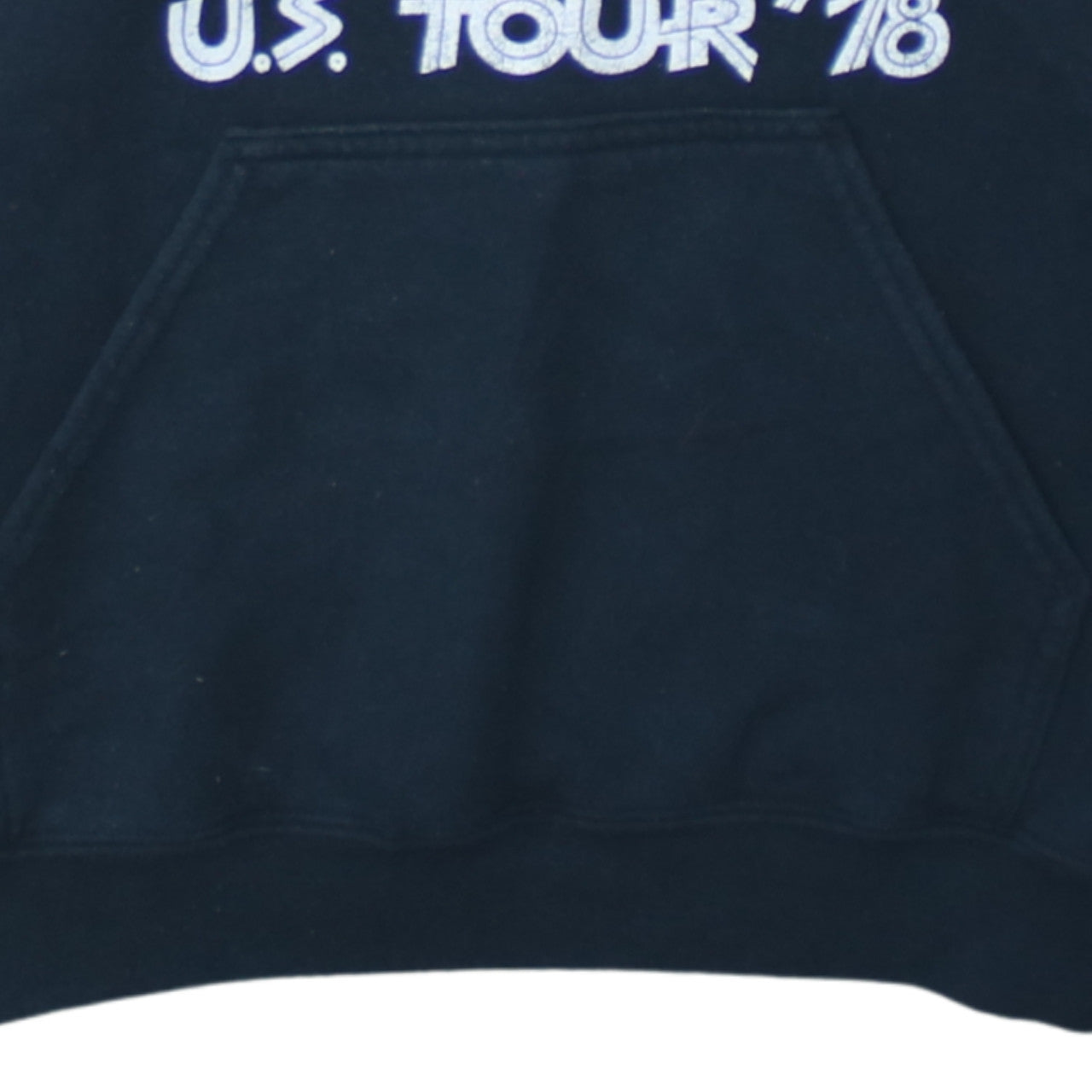 Gildan Men's Black Rolling Stones US Tour '78 Pullover Hoodie S