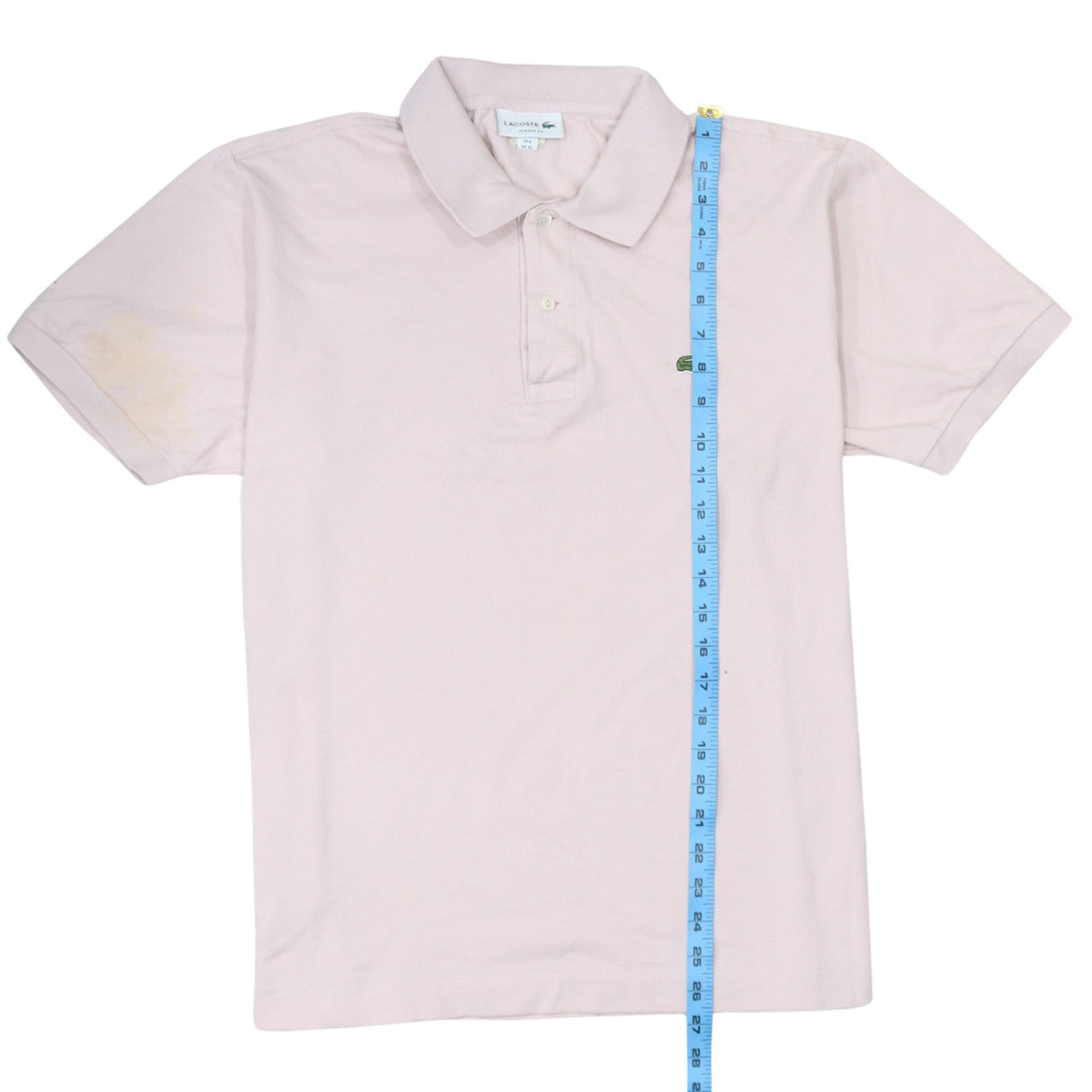 Lacoste Men’s Pink Classic Fit Polo Shirt Cotton XL