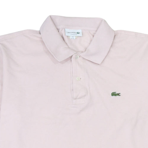 Lacoste Men’s Pink Classic Fit Polo Shirt Cotton XL