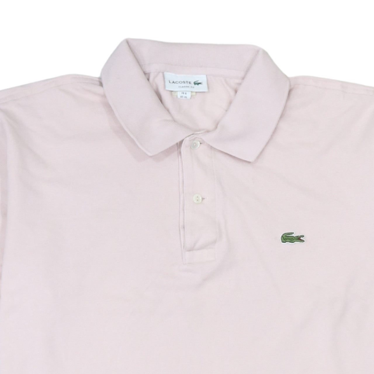 Lacoste Men’s Pink Classic Fit Polo Shirt Cotton XL
