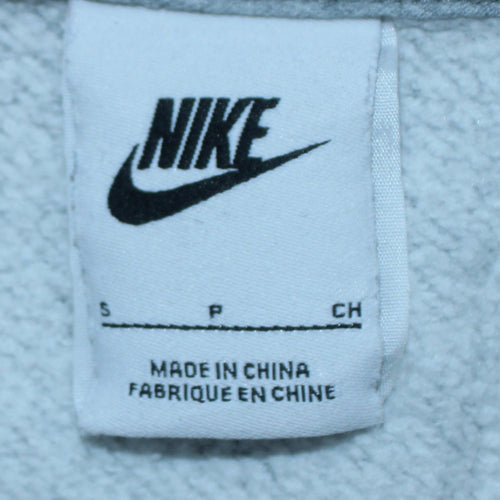 Nike Men's Grey Full Zip Sweatshirt Small