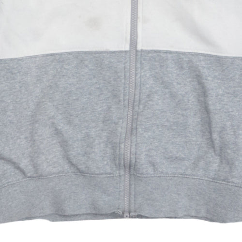 Nike Men's Grey Full Zip Sweatshirt Small