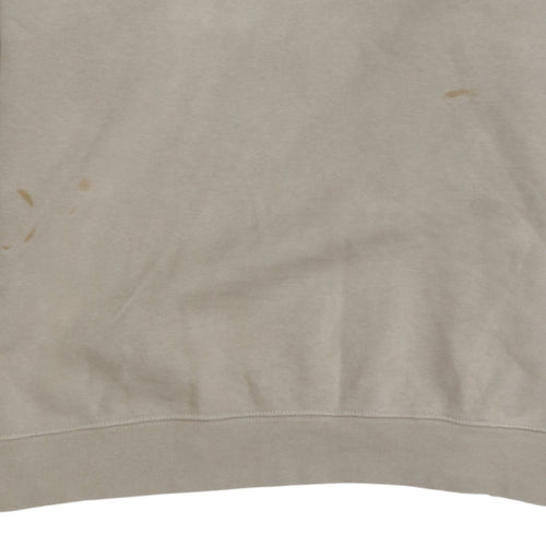 Nike Men's Beige Logo Pullover Sweatshirt Size L