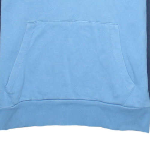 Levi's Womens Blue Logo Pullover Hoodie Size S Cotton Casual
