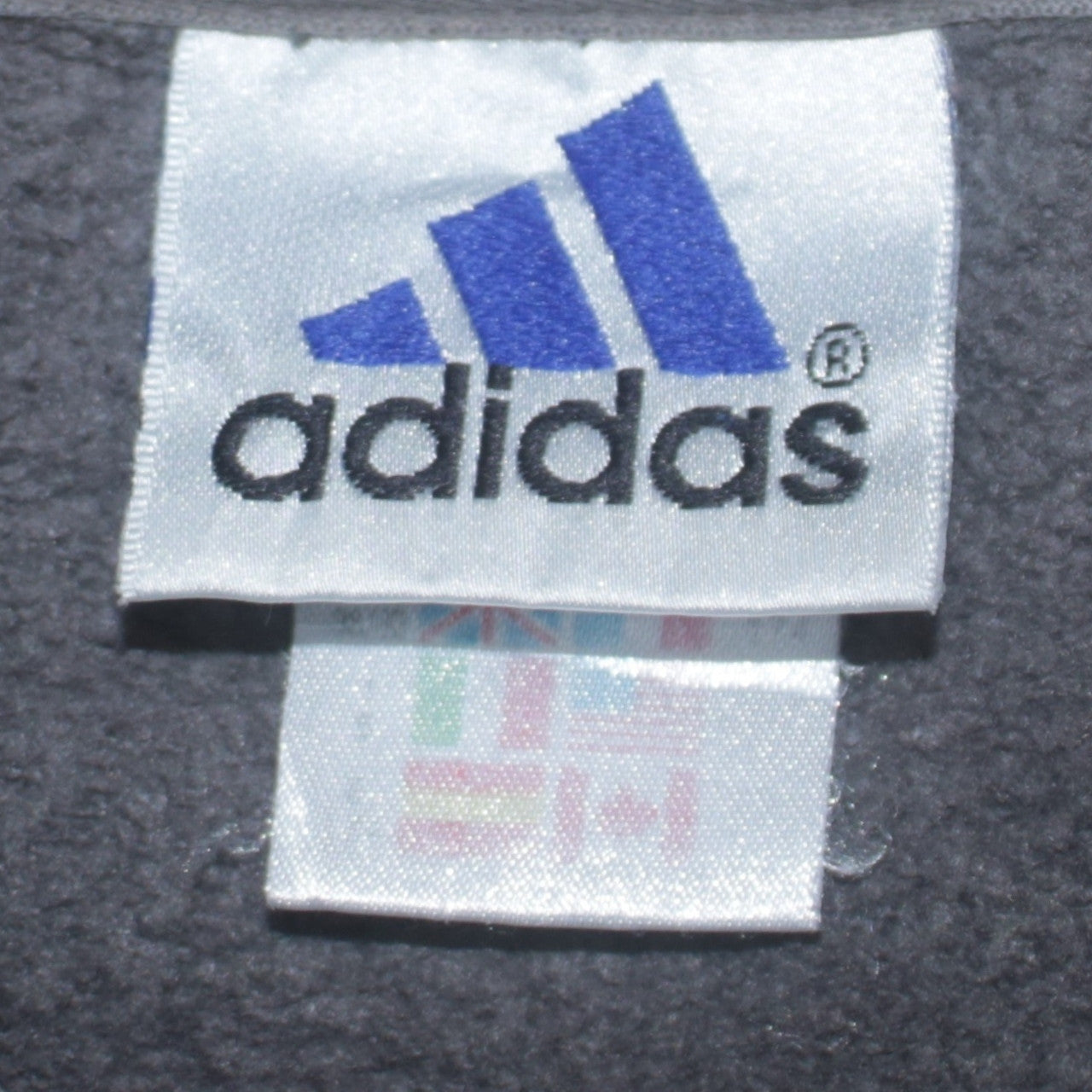 Adidas Men's Grey Pullover Sweatshirt Size L Embroidered Logo Sportswear