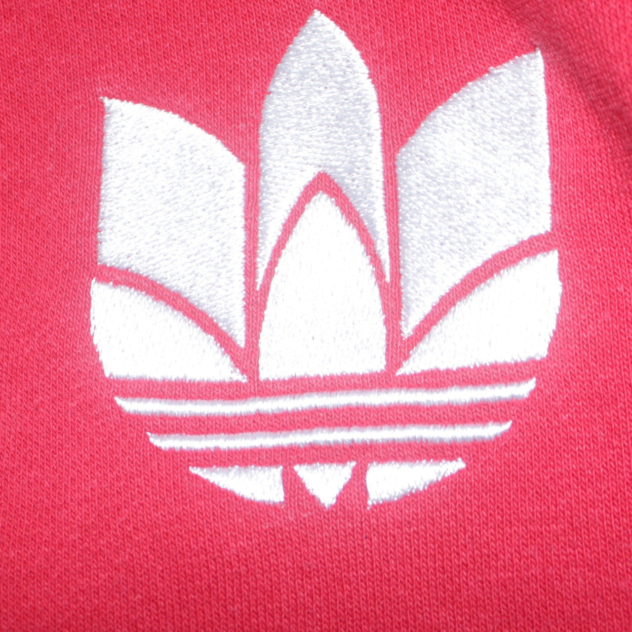 adidas Men's Red Pullover Hoodie Size L Embroidered Logo