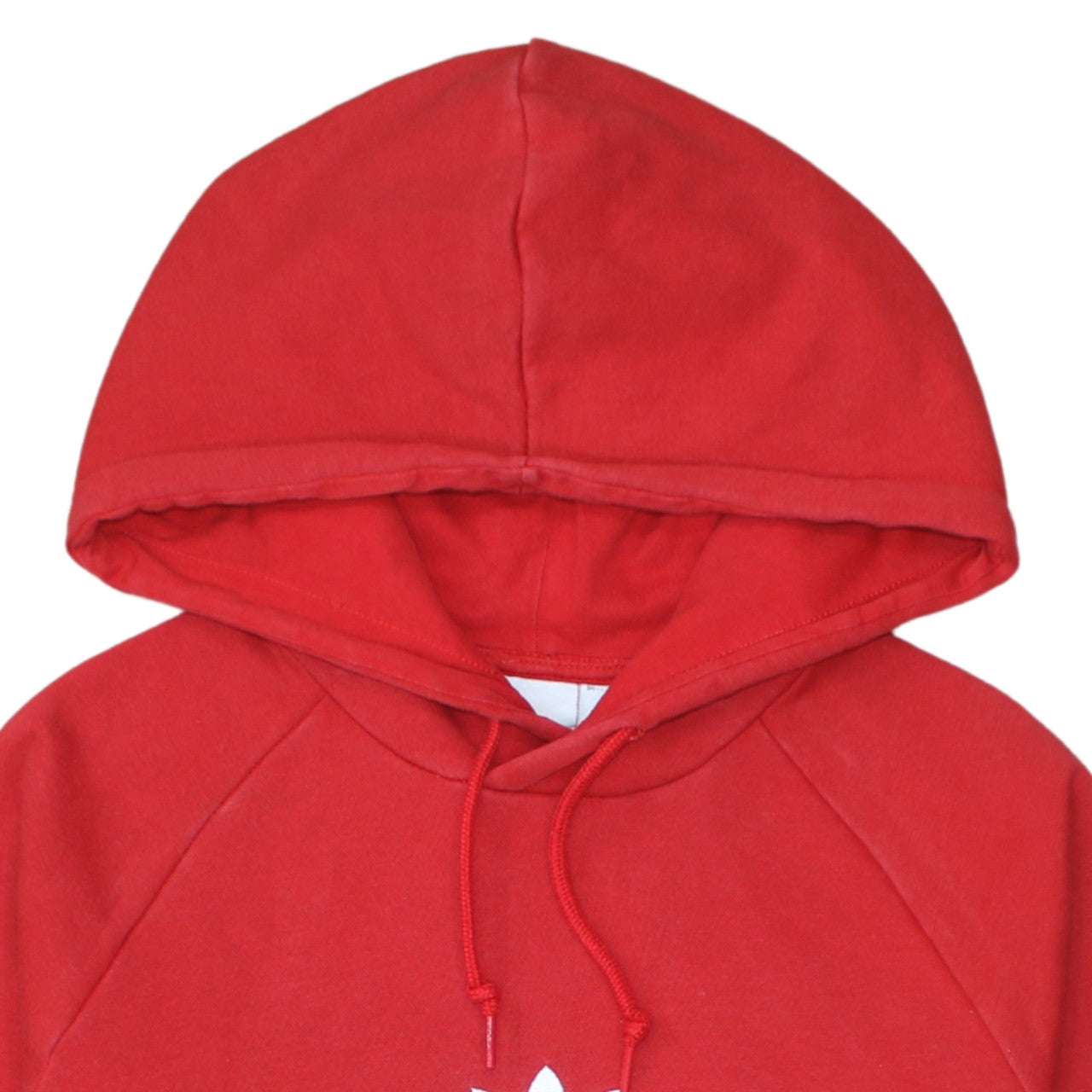 adidas Men's Red Pullover Hoodie Size L Embroidered Logo