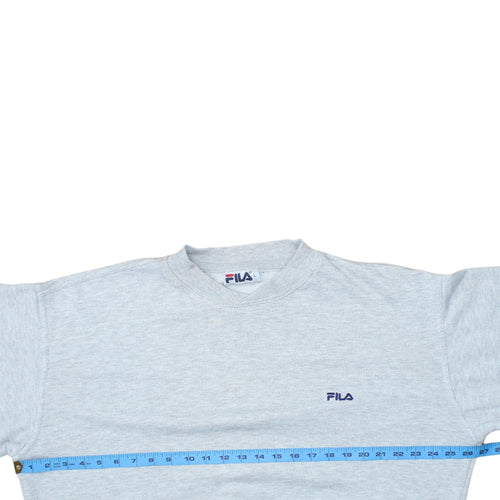FILA Men's Grey Crew Neck Pullover Sweatshirt Size L