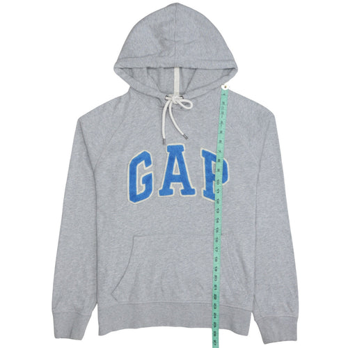 GAP Men’s Grey Pullover Hoodie Small Logo Sweatshirt