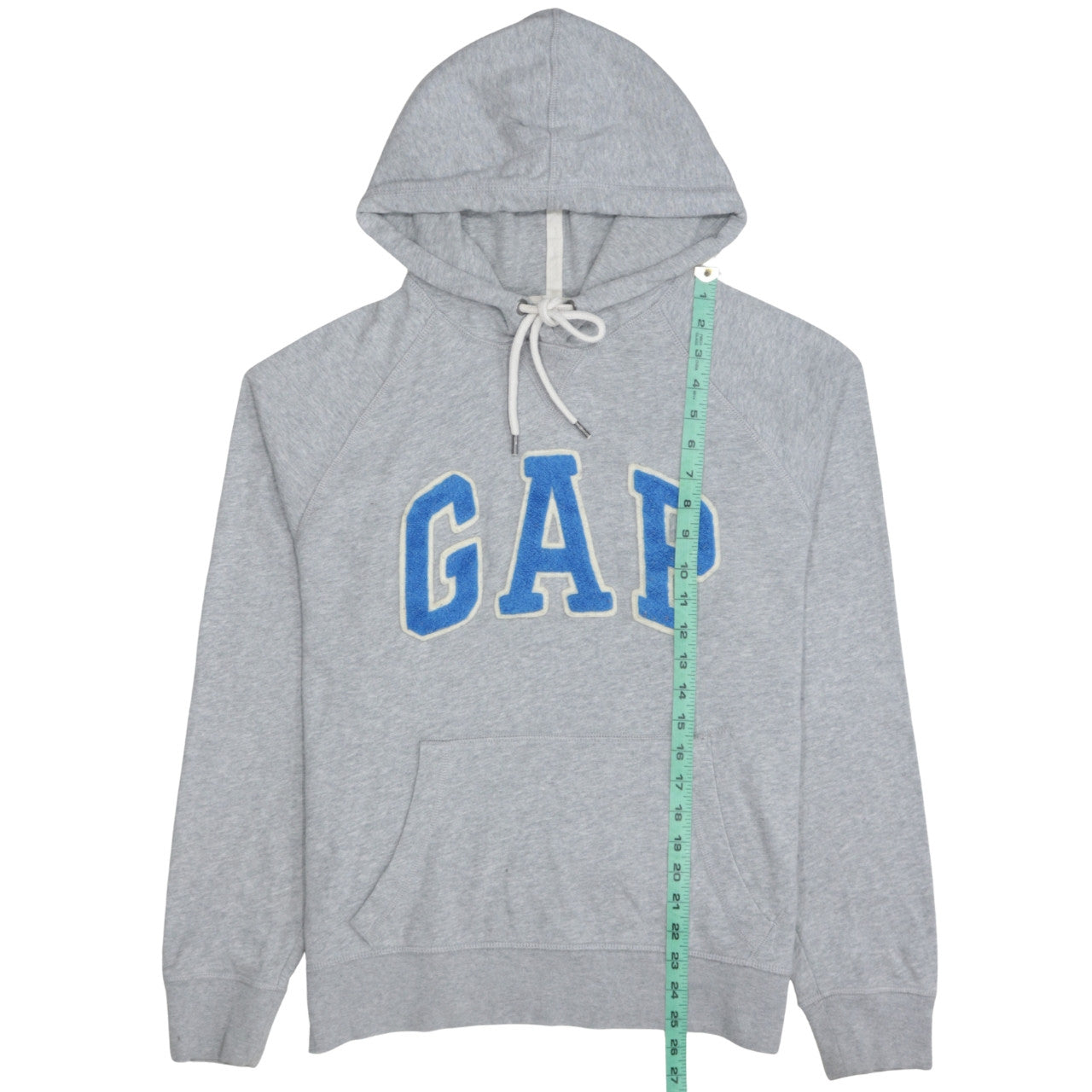 GAP Men’s Grey Pullover Hoodie Small Logo Sweatshirt