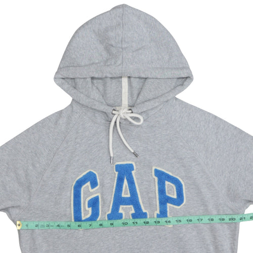 GAP Men’s Grey Pullover Hoodie Small Logo Sweatshirt