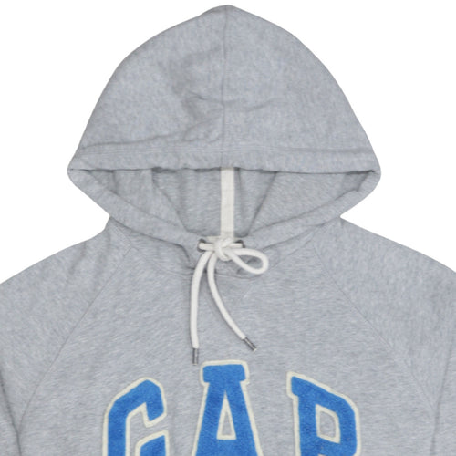 GAP Men’s Grey Pullover Hoodie Small Logo Sweatshirt