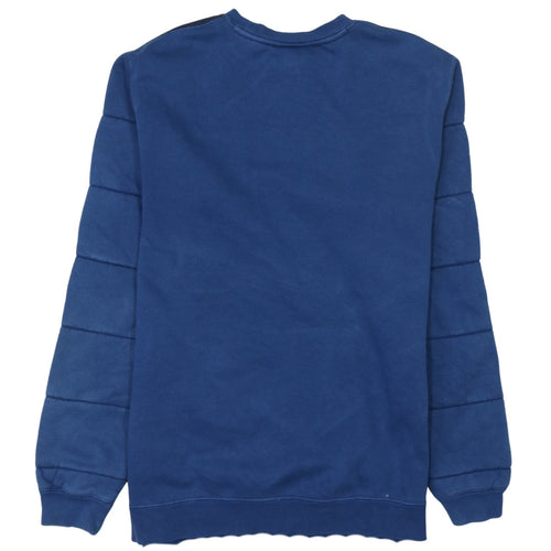 Nike Men's Blue Regular Fit Pullover Fleece Sweatshirt M