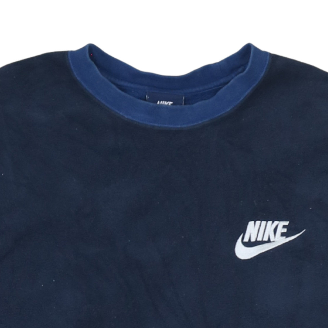 Nike Men's Blue Regular Fit Pullover Fleece Sweatshirt M