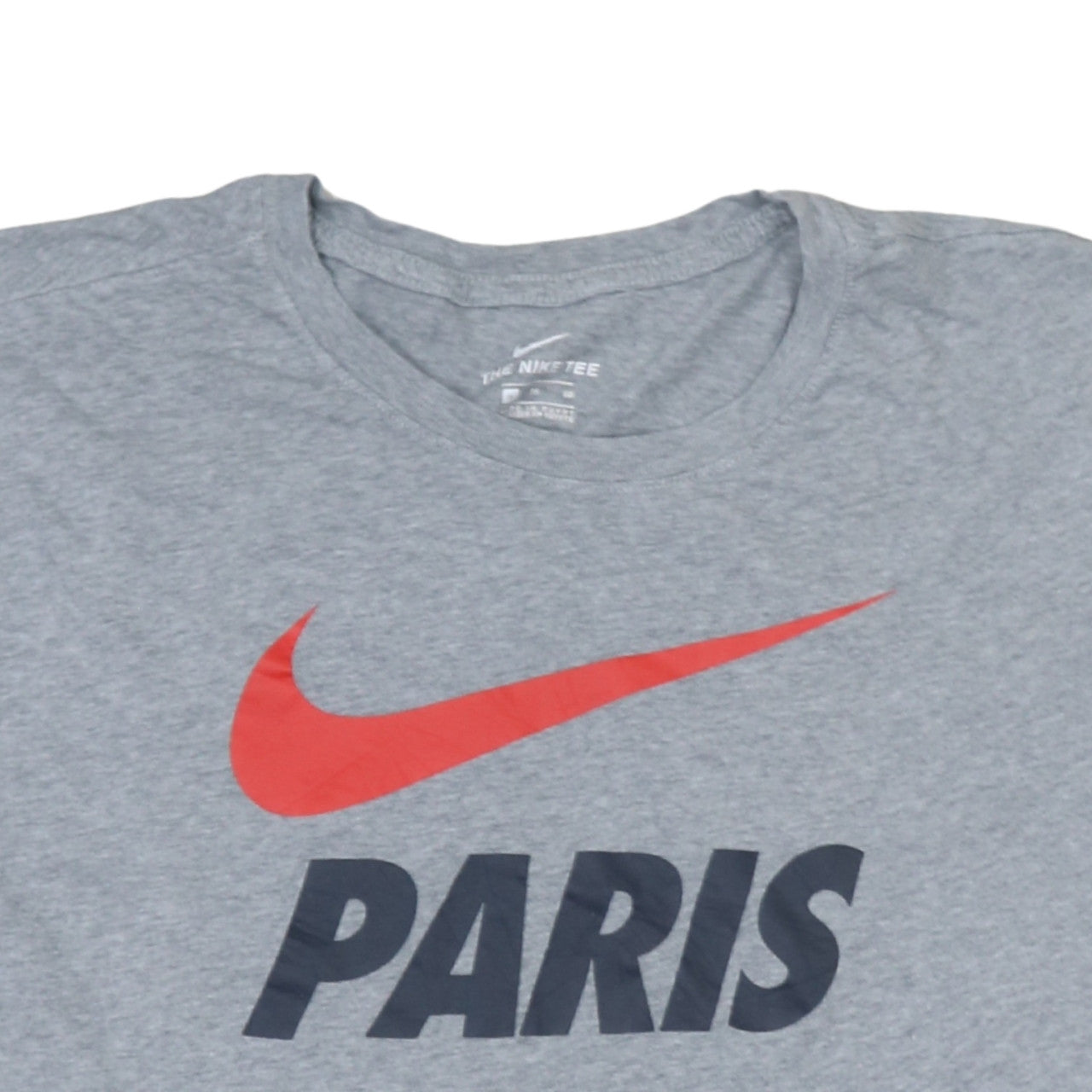 Nike Men's Grey Paris Graphic Tee XL Short Sleeve Cotton