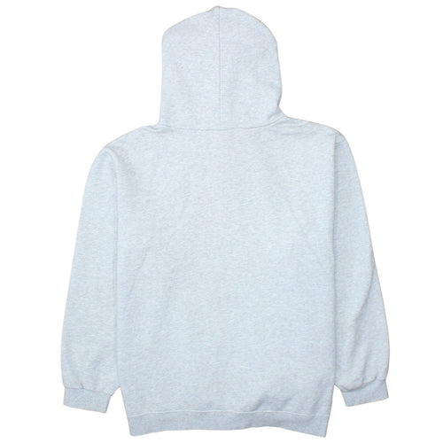Nike Men's Grey Pullover Hoodie M Regular Fit Sports Style