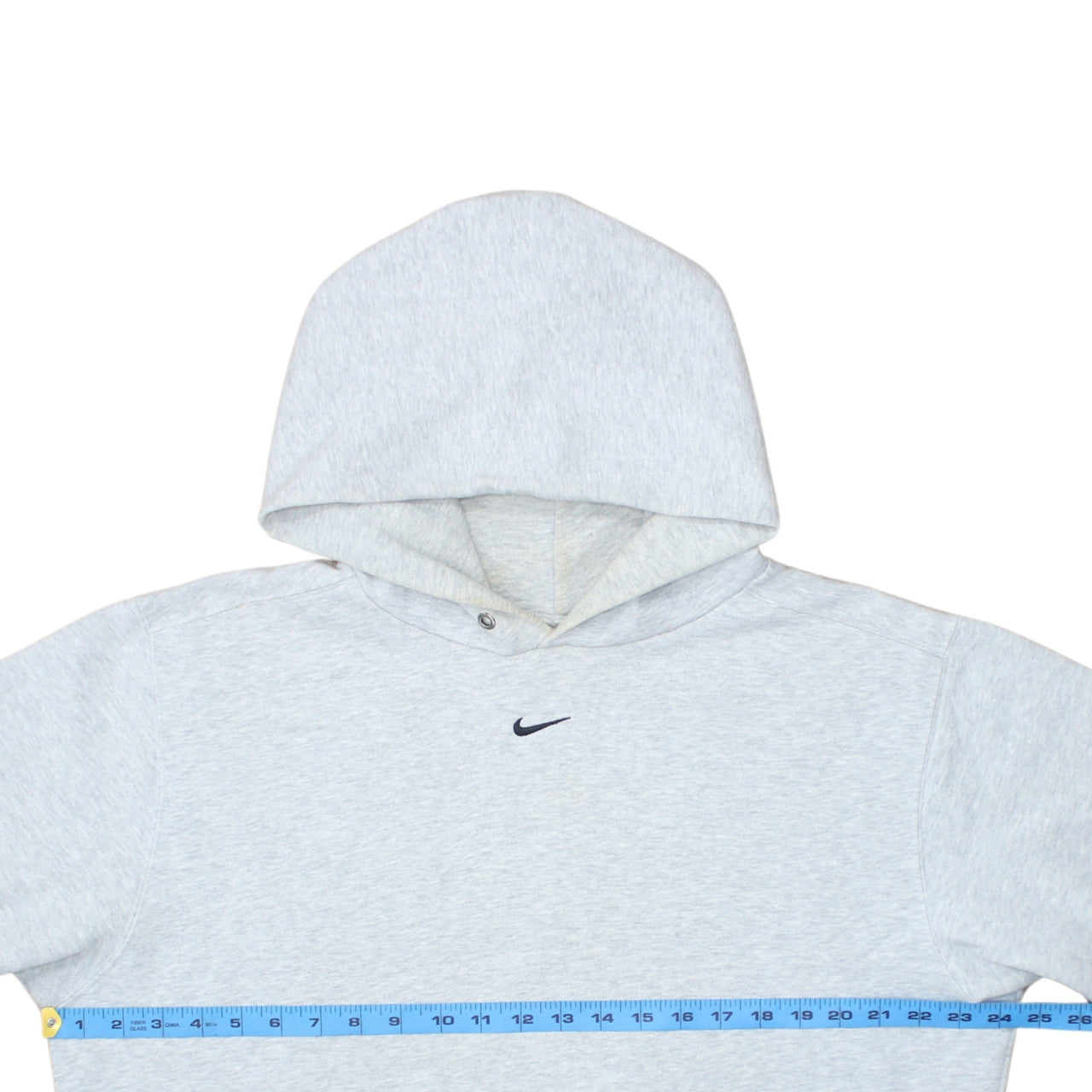 Nike Men's Grey Pullover Hoodie M Regular Fit Sports Style