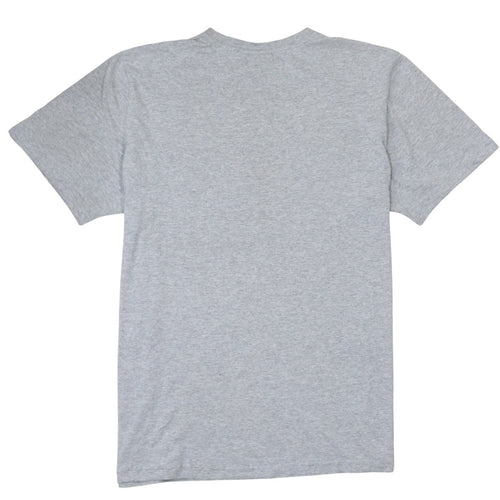 Adidas Men’s Grey Graphic Logo T-Shirt Size L Regular Fit Sports Tee