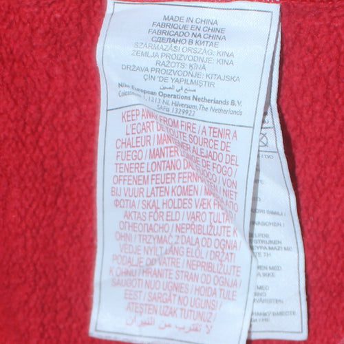 Nike Boys Red Pullover Hoodie XL Age 13-15 Hooded Sweatshirt