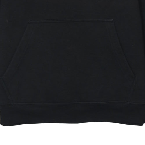 Dickies Men's Black Pullover Hoodie Medium Logo Fleece Sweatshirt