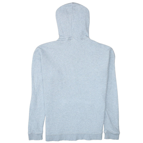 Adidas Womens Grey Pullover Hoodie Sweatshirt Size 8 Logo Print