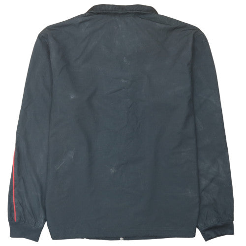 Nike Men's Black XL Windbreaker Jacket with Red Logo