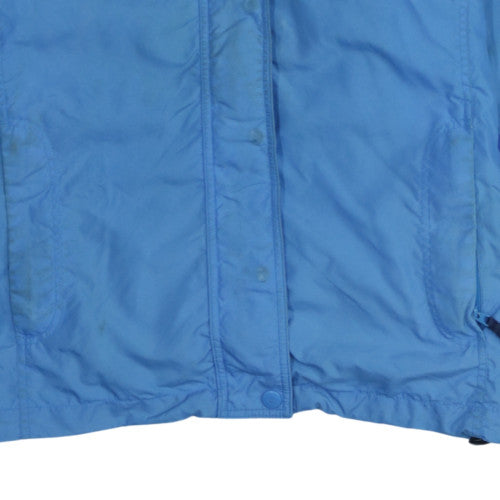 Columbia Women's Blue Nylon Waterproof Parka Jacket M
