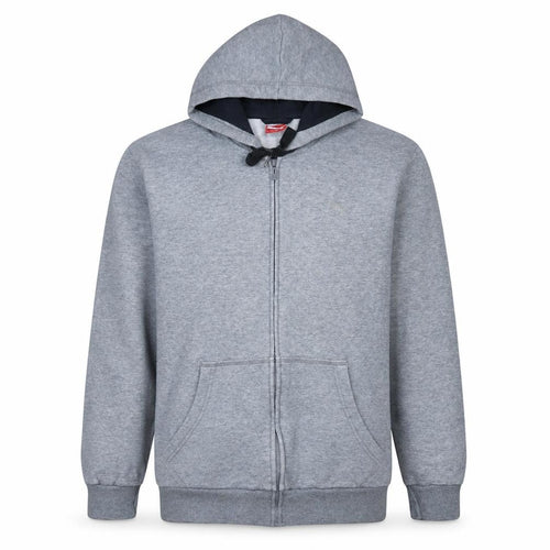 Puma Mens Grey Full Zip Hoodie L Hooded Sweatshirt