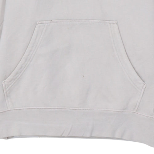 Nike SB Womens Beige Pullover Hoodie Small Cotton Blend Logo Design