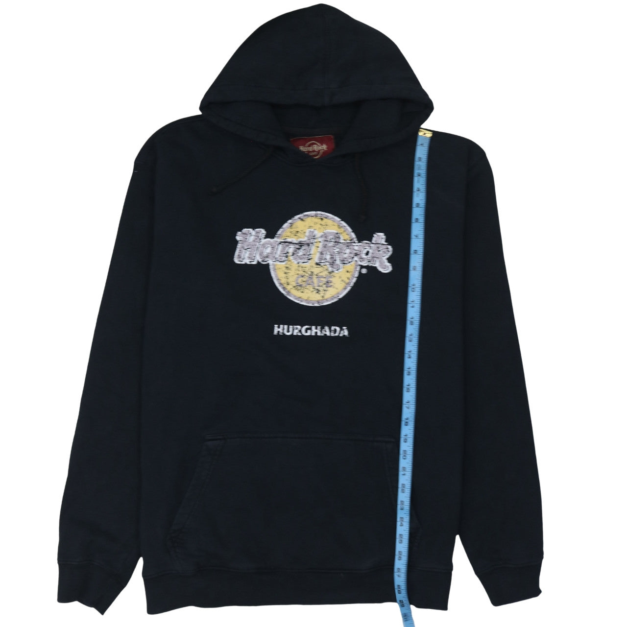 Hard Rock Cafe Hurghada Mens Black XL Pullover Hoodie