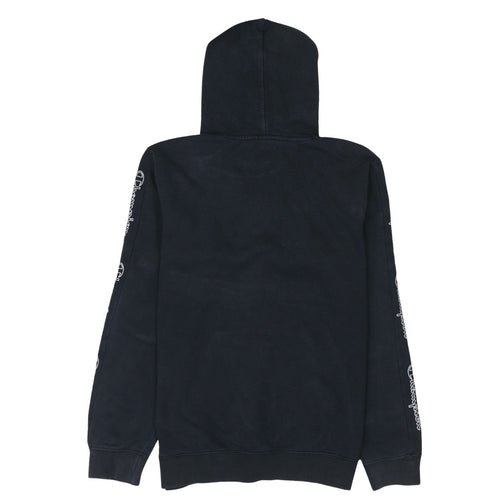 Champion Men's Black Medium Pullover Hoodie Logo Graphic