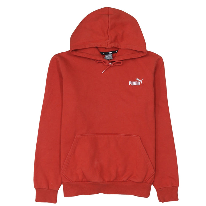Puma Women's Red Pullover Hoodie Size M Regular Fit Sweatshirt