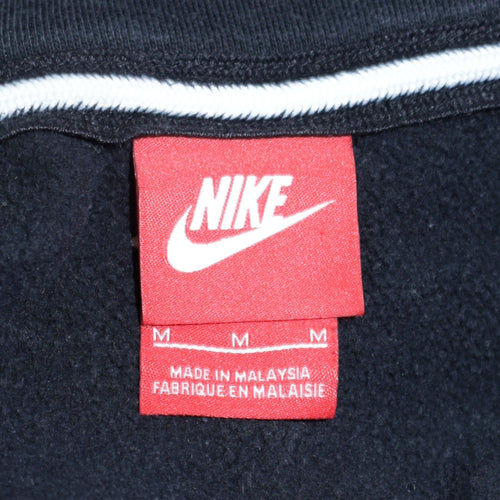 Nike Men's Black Full Zip Hoodie M Fleece Sportswear