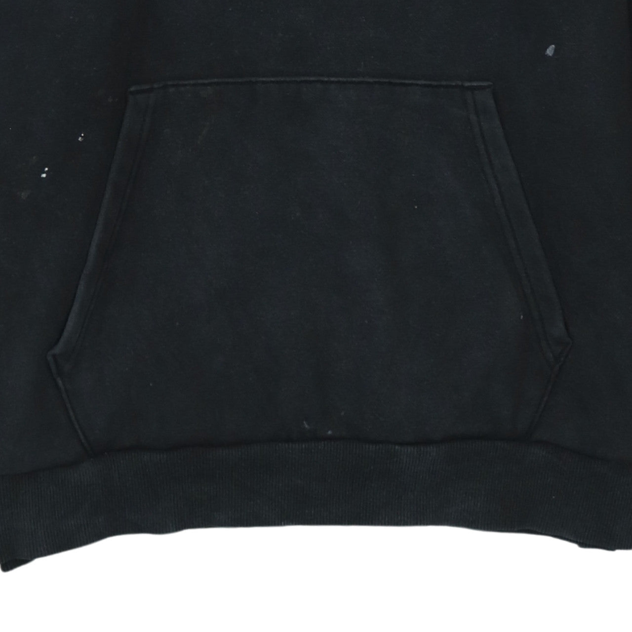 Puma Men's Black Pullover Hoodie L Logo Fleece Sweatshirt