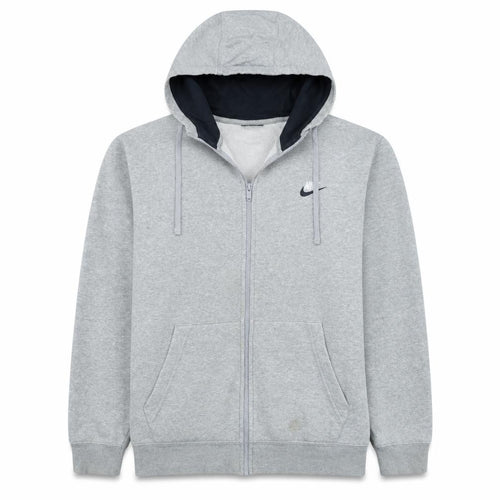Nike Men's Grey Full Zip Hoodie XL Lightweight Sports Fleece