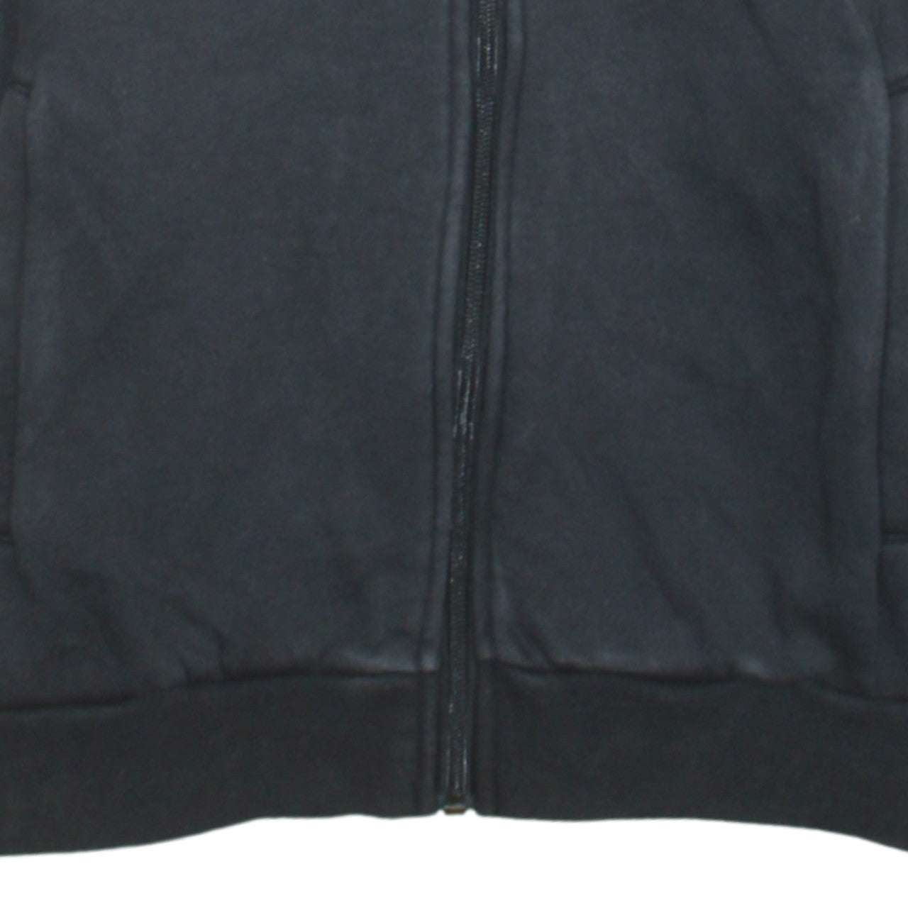 Adidas Boys Black Full Zip Hoodie 13-14 Years Hooded Sports Sweatshirt