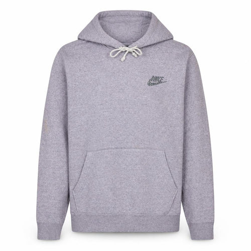 Nike Mens Grey Pullover Hoodie M Logo Fleece Sportswear