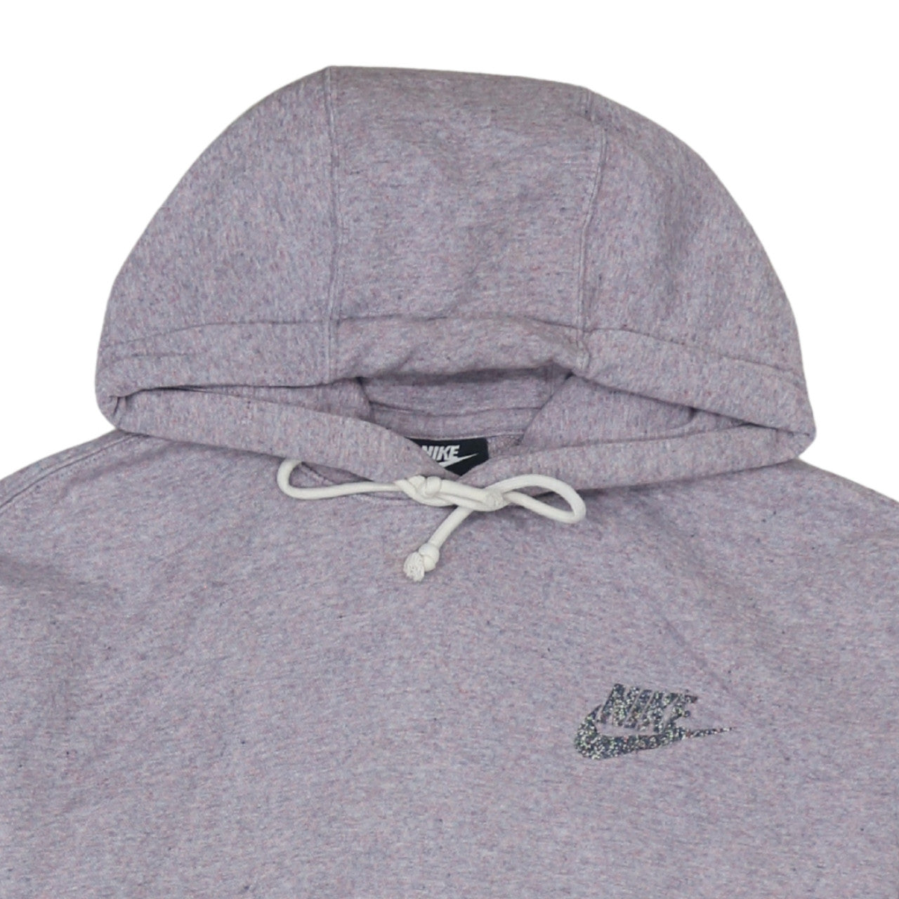 Nike Mens Grey Pullover Hoodie M Logo Fleece Sportswear