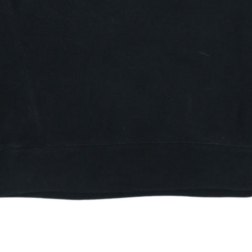 Champion Women Black Small Pullover Sweatshirt Logo Crew Neck