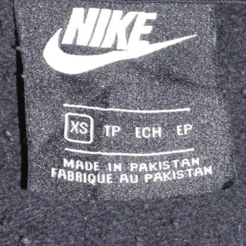 Nike Men's Black XS Pullover Hoodie with Logo
