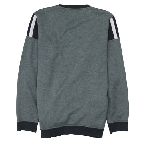 Adidas Men's Grey Crew Neck Pullover Sweatshirt Size M