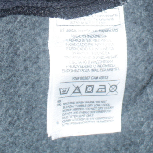 Adidas Men's Grey Crew Neck Pullover Sweatshirt Size M